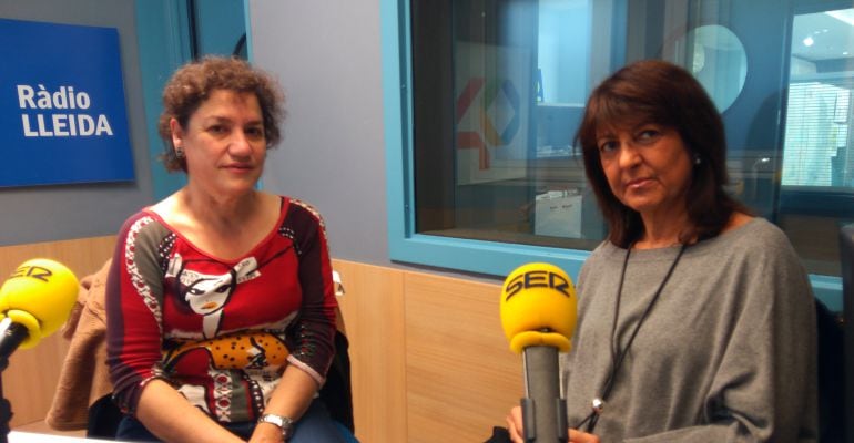 Ester Salillas i Mariona Morguí, cap d&#039;estudis i directora de l&#039;Escola Francesco Tonucci de Lleida.