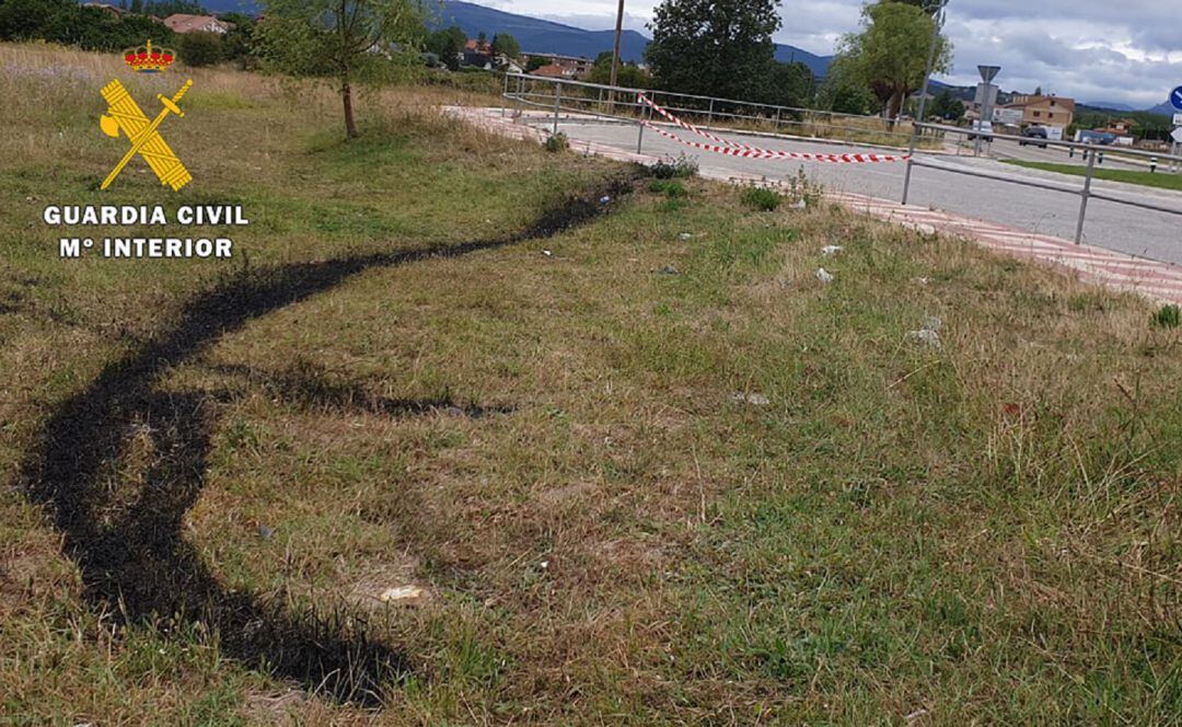 Rodadura tras salirse de la vía