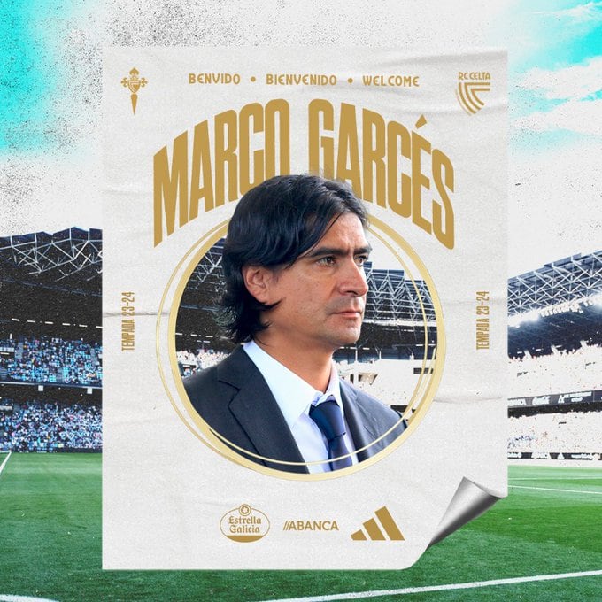 Marcos Garcés, nuevo Director de Fútbol del Real Club Celta de Vigo