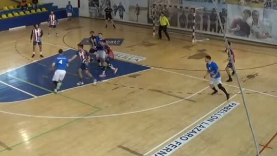 Un momento del partido