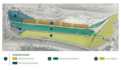 Terminal intermodal y logística València-Fuente de San Luis