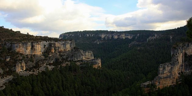 Las vistas desde este punto son amplias y espectaculares.