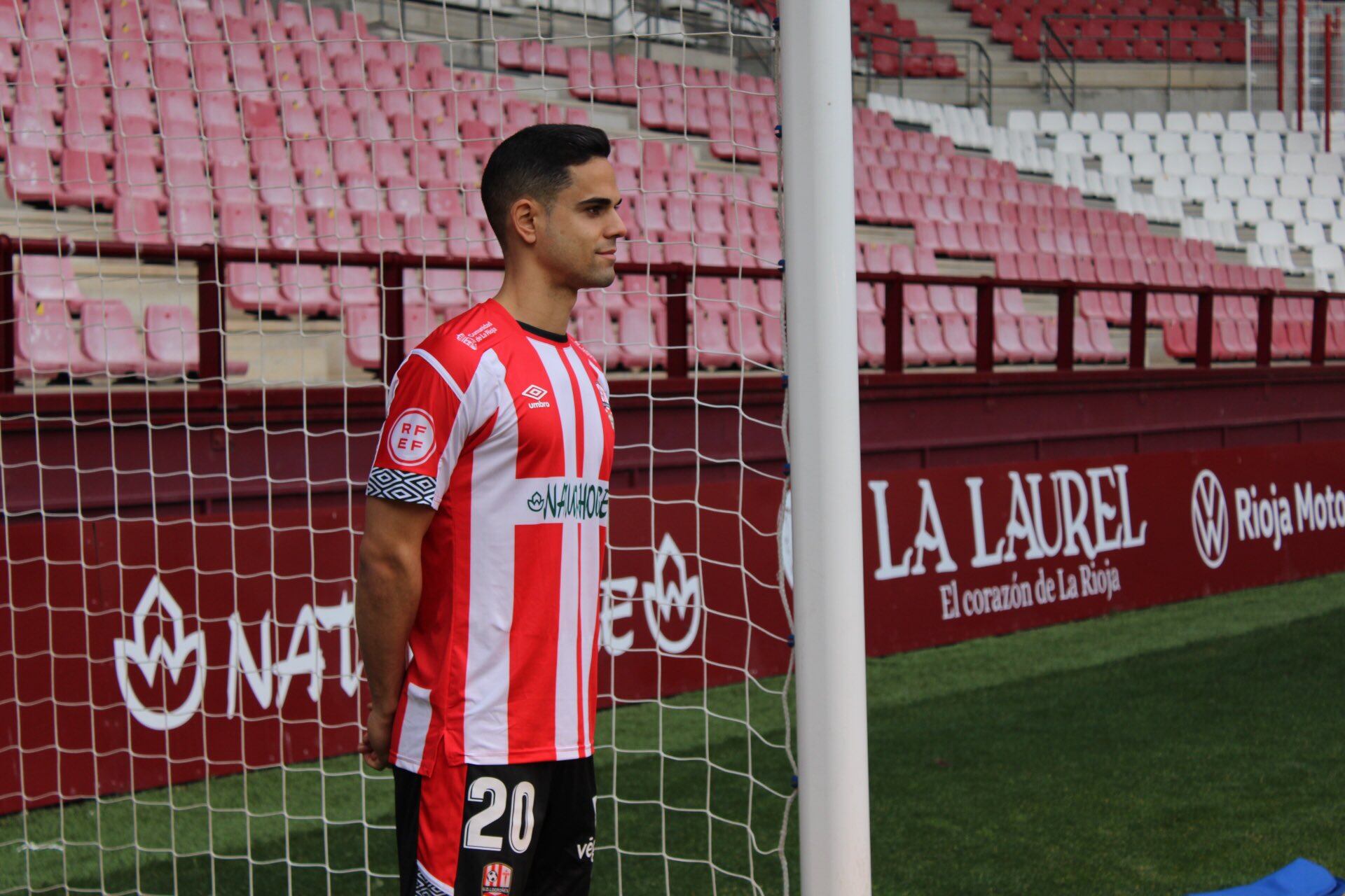 Fran Rodríguez hoy en Las Gaunas.