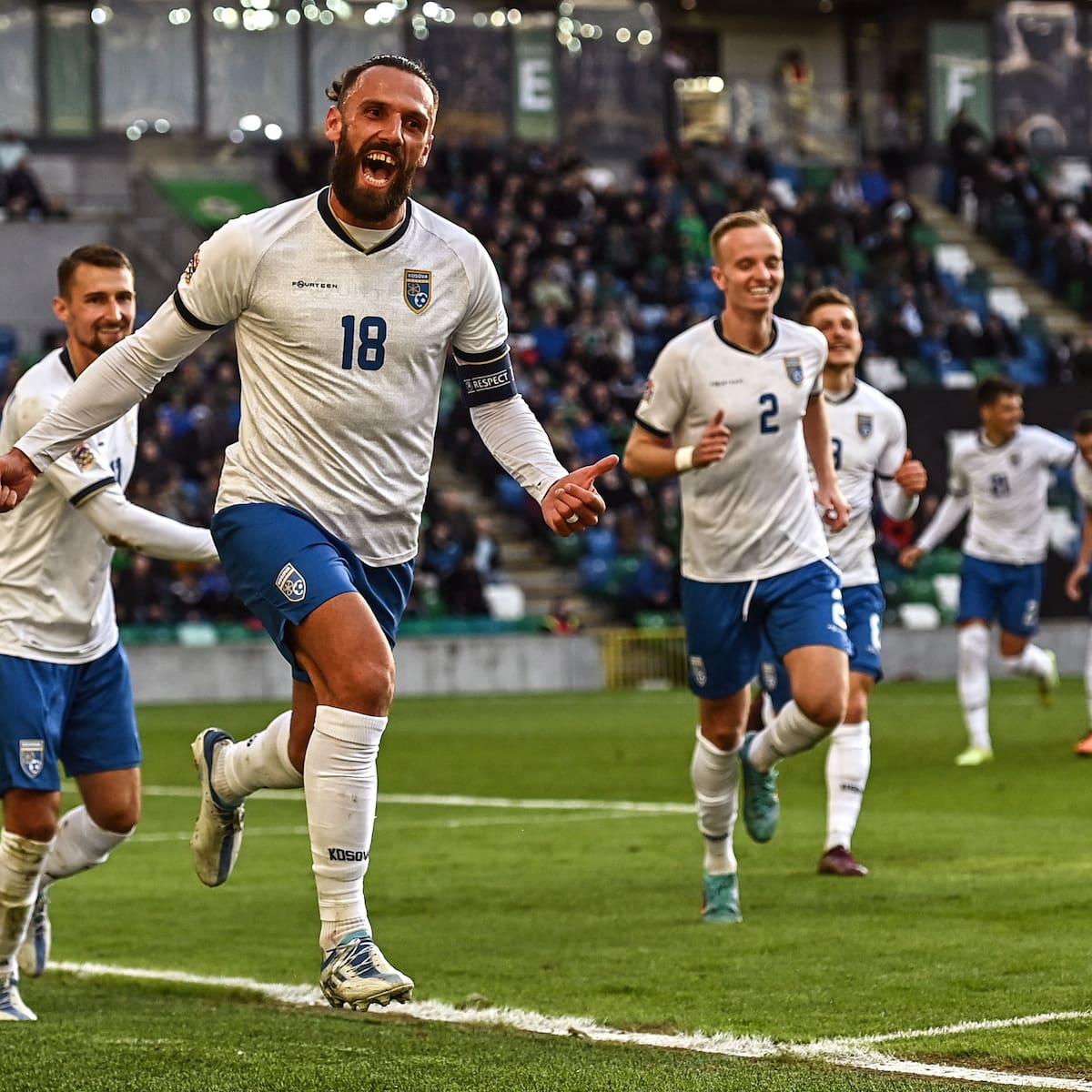 Muriqi a un partido de un paso Mundial