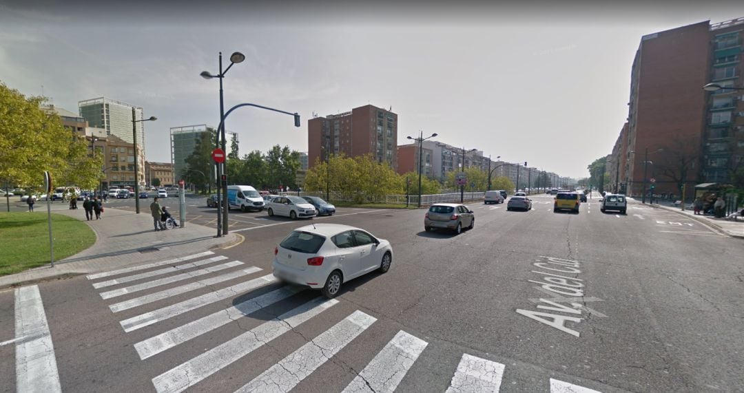 Intersección de las avenidas del Cid y Tres Cruces de València, donde se va a instalar una de las estaciones