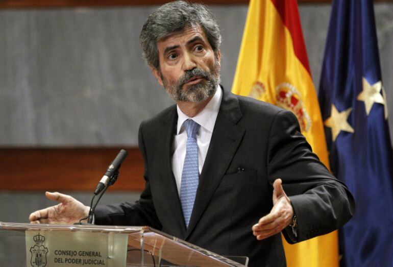 El presidente del CGPJ, Carlos Lesmes.