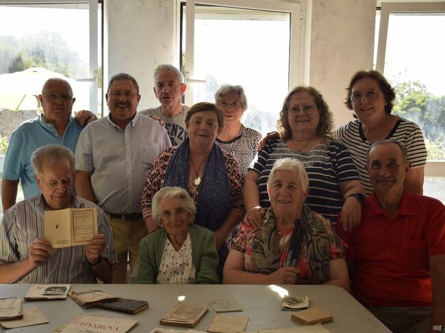 Vecinos de Fraialde que fueron alumnos de Doña Pepita