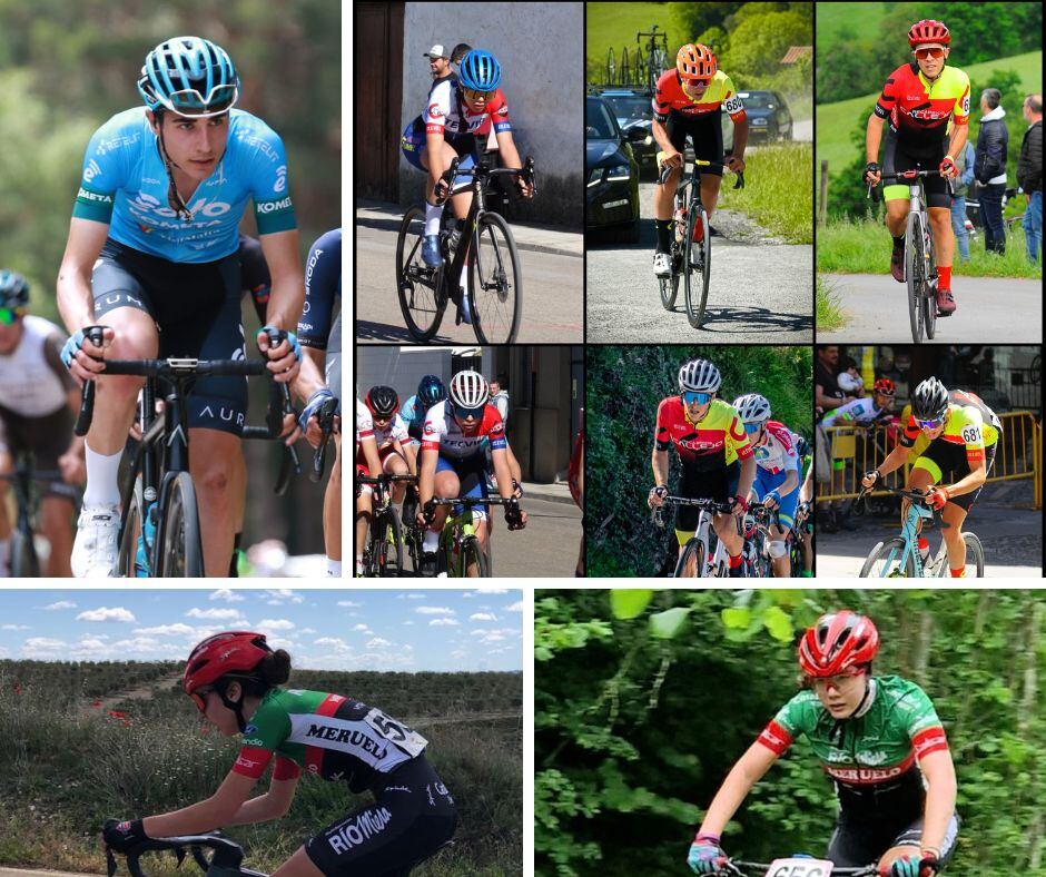 La representación arandina en el Campeonato de España júnior, cadete e infantil de Ruta y BTT