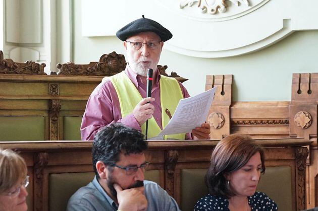 Fernando González, representante de la Coordinadora de Pensionistas