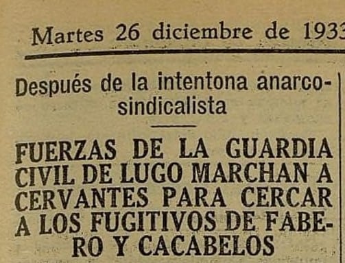 Periódico de la época