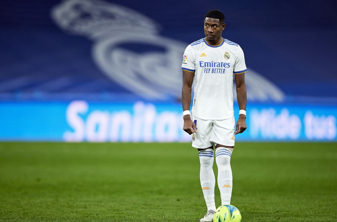 Alaba, durante el partido ante el Cádiz. 