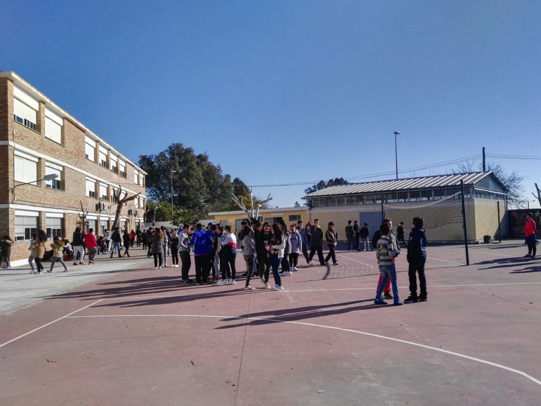 Interior de un colegio de Jerez