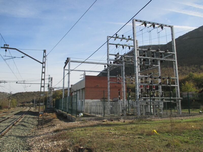 Subestación eléctrica de la red ferroviaria