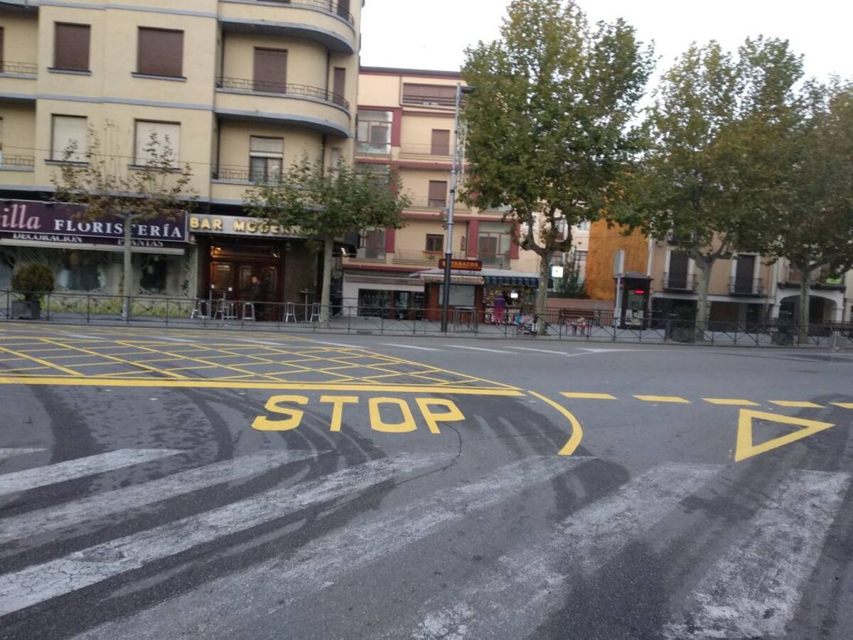 En marcha los cambios de tráfico en el centro de Aranda