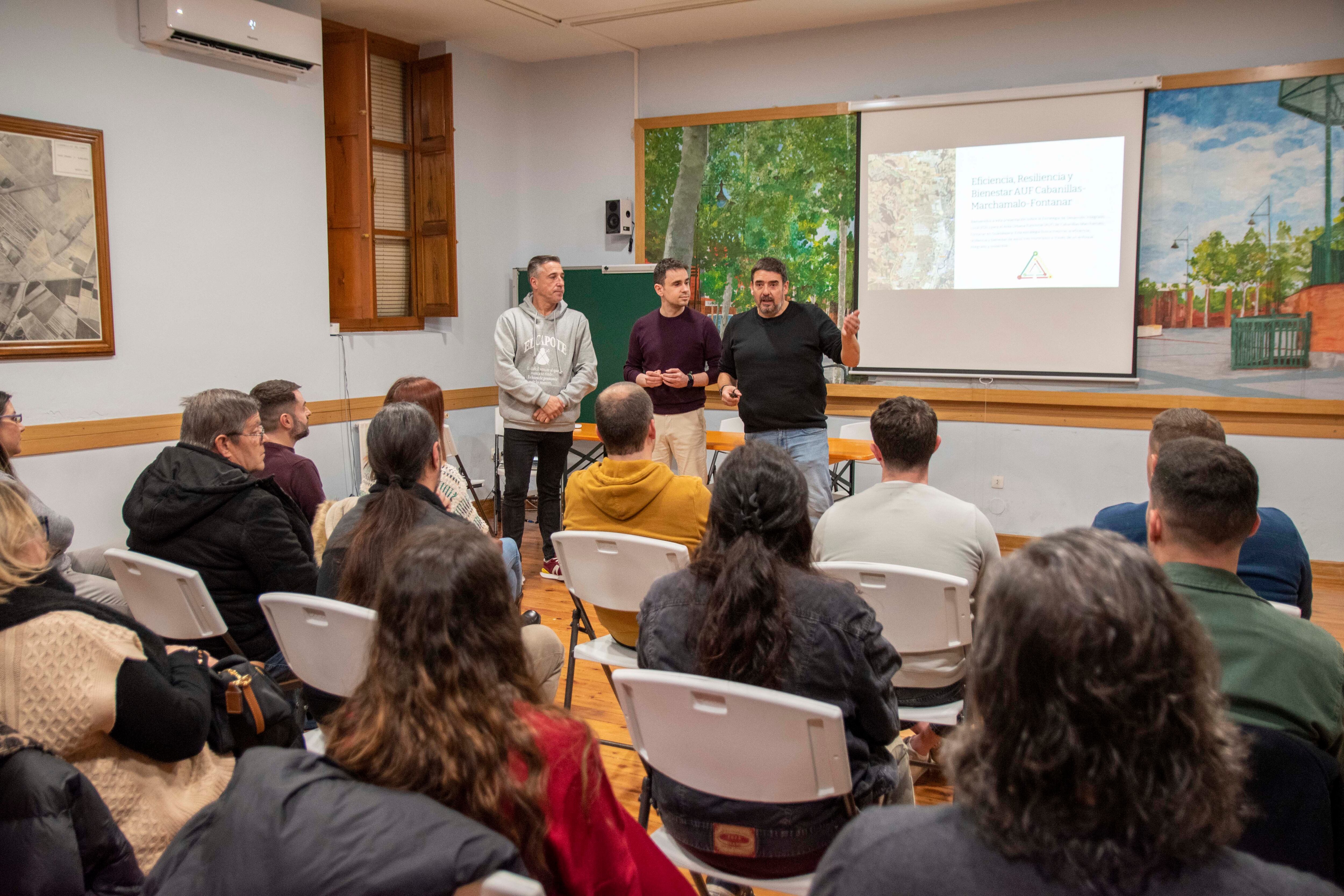 Alcaldes de Fontanar, Cabanillas y Marchamalo presentando el PAI