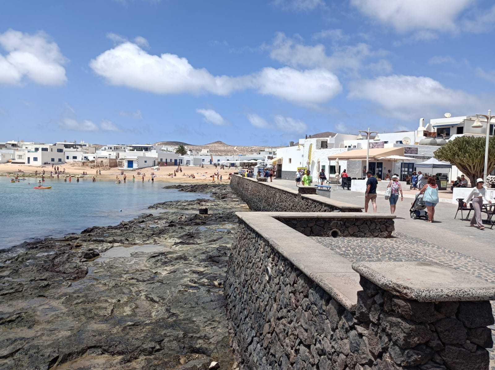 Caleta del Sebo, en La Graciosa.