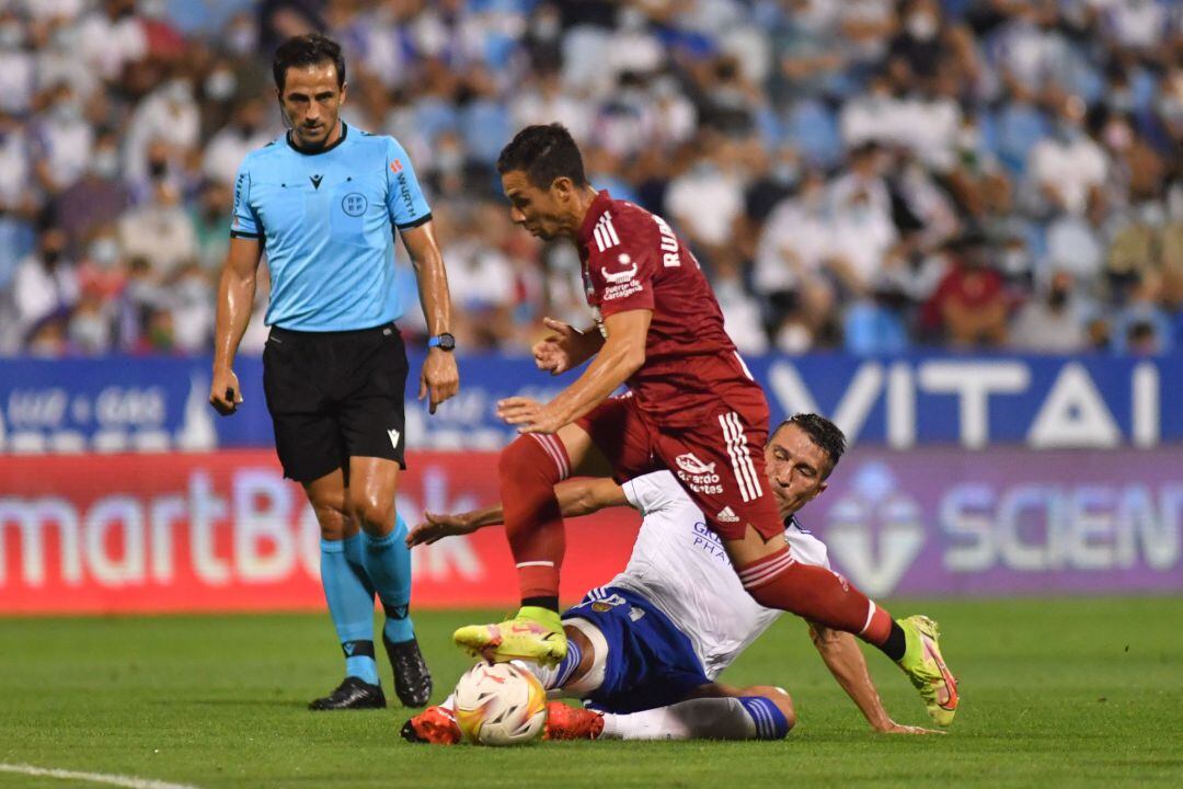 Rubén Castro en el partido ante el Zaragoza