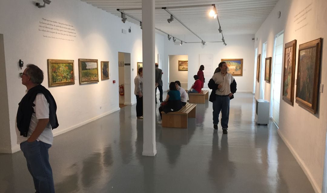 La Casa Zavala durante una exposición. Foto de Archivo