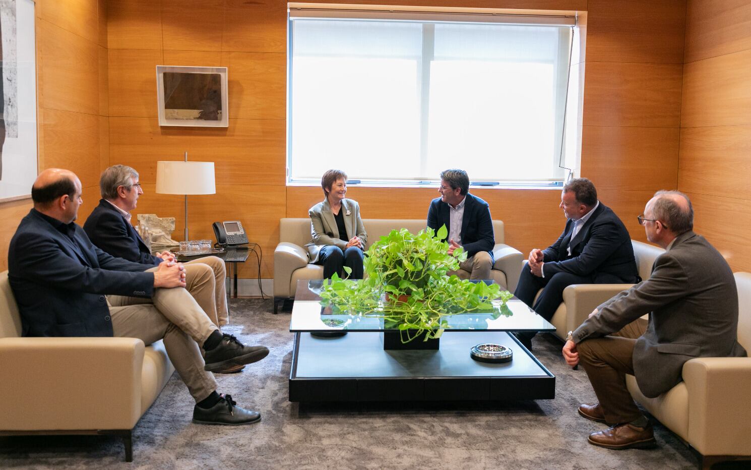 La reunió de la Fundació Universitària Campus d'Ontinyent