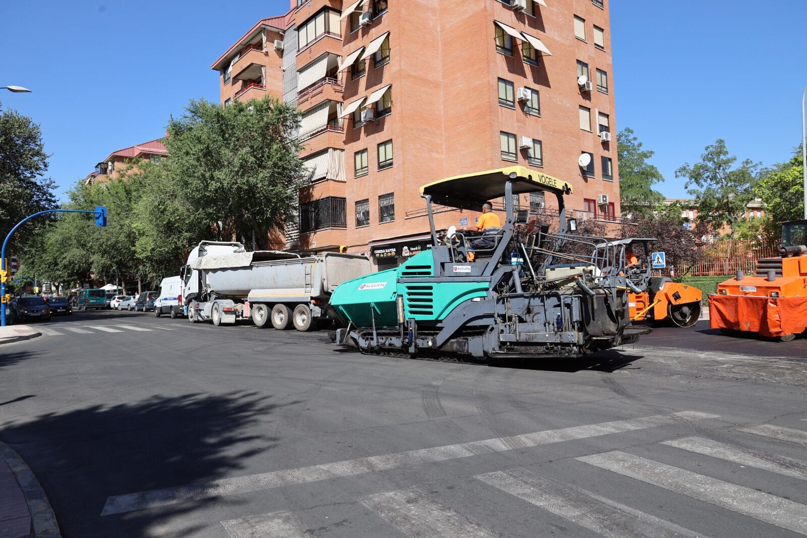 El asfaltado de calles se realiza con materiales recuperados de neumáticos antiguos