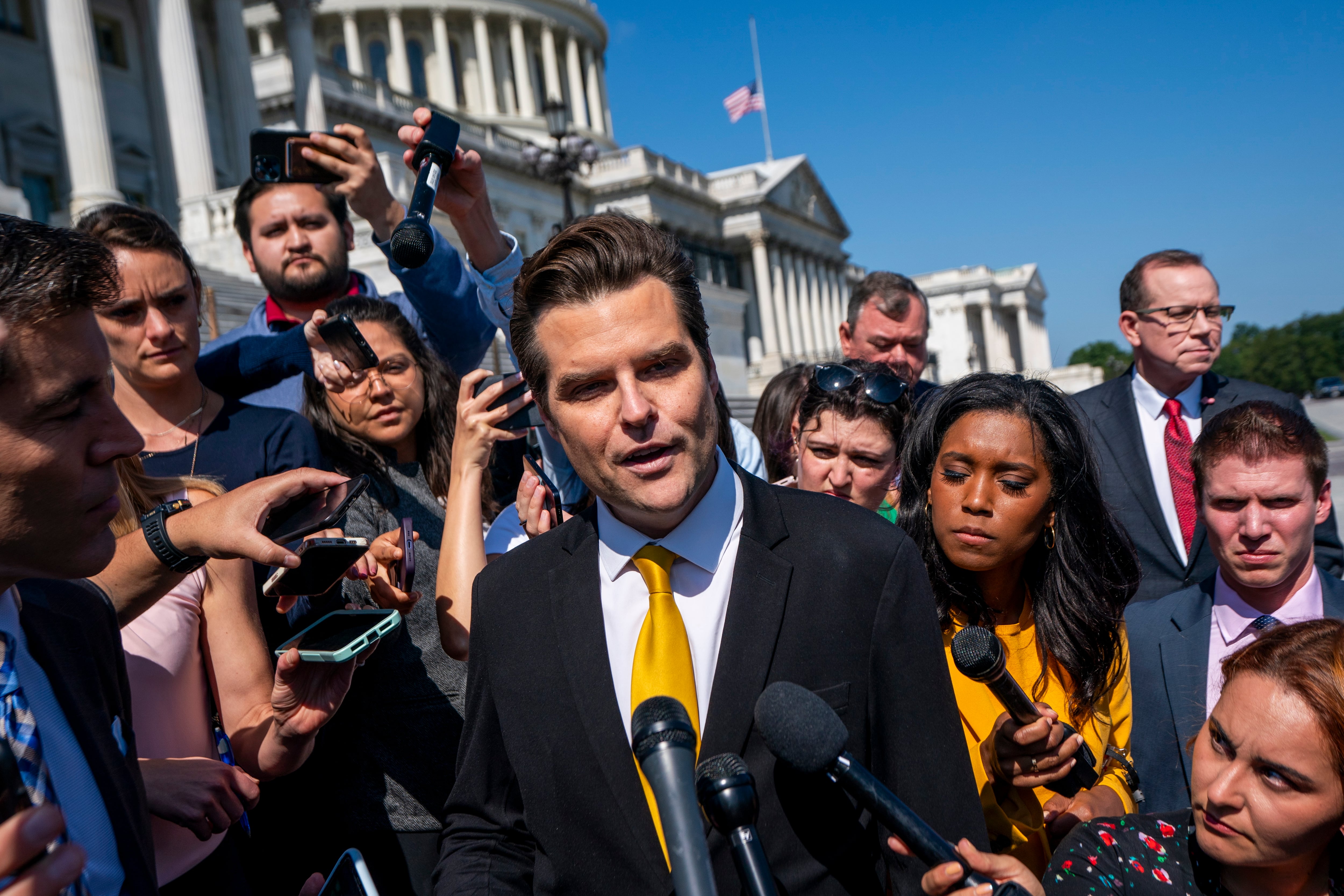 El representante republicano ultraconservador Matt Gaetz.