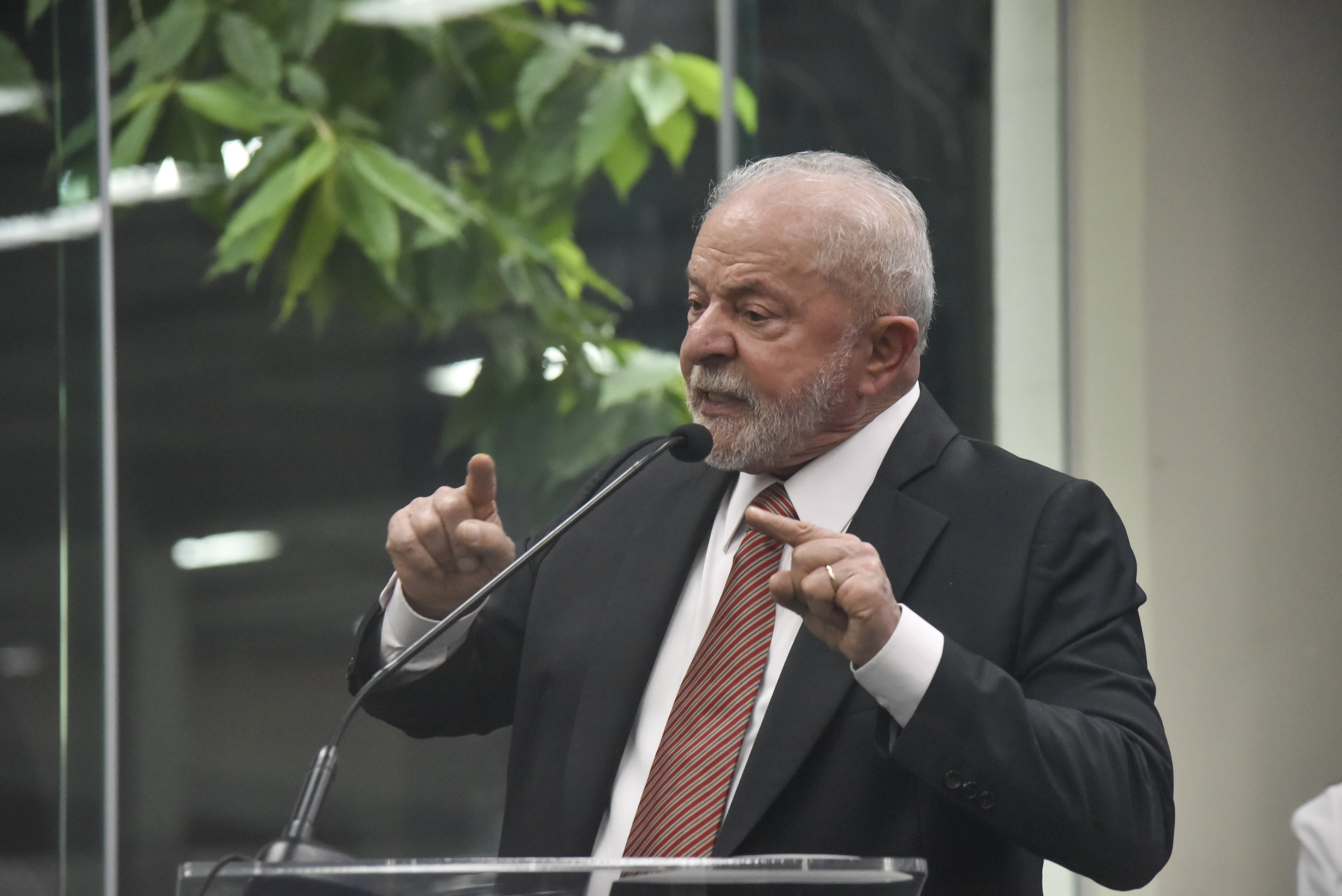 El presidente de Brasil, Luiz Inacio Lula da Silva