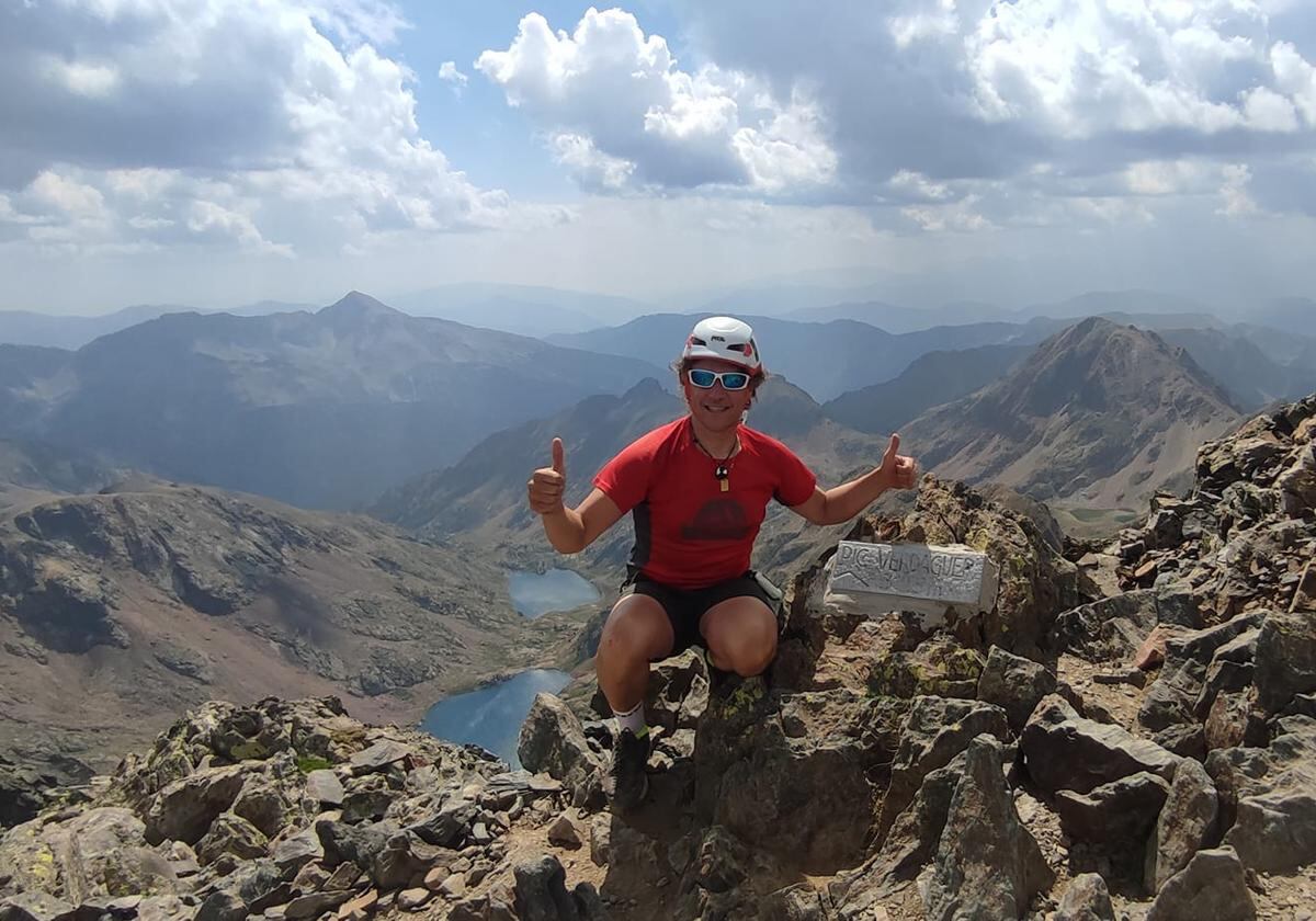 Richard Muñoz Ruiz, el montañero pamplonés fallecido en Gistaín, era un gran aficionado a la montaña y un experimentado alpinista. Foto de Facebook.