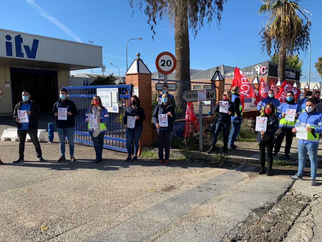 Protesta de los trabajadores de Veiasa