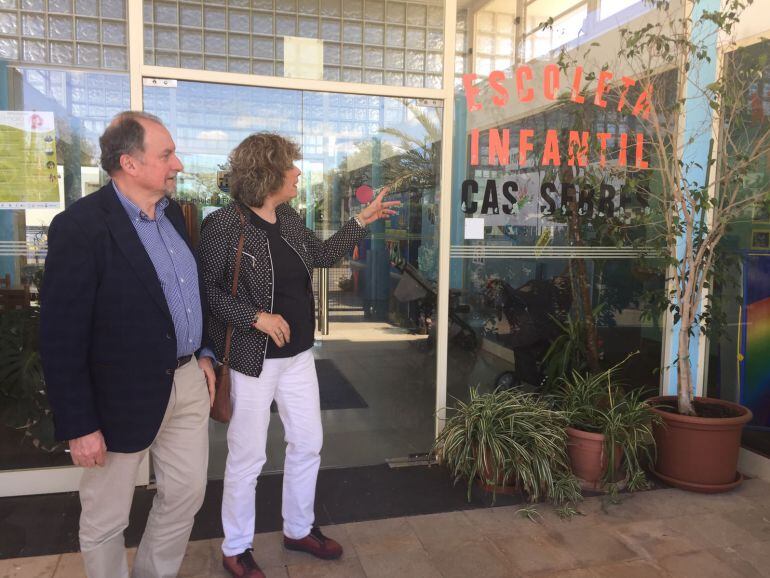 Mariano Juan y Belén Torres en la Escoleta