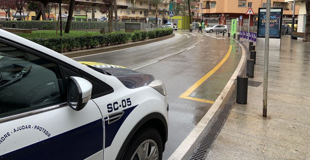 Controles de la Policía Local en Gandia