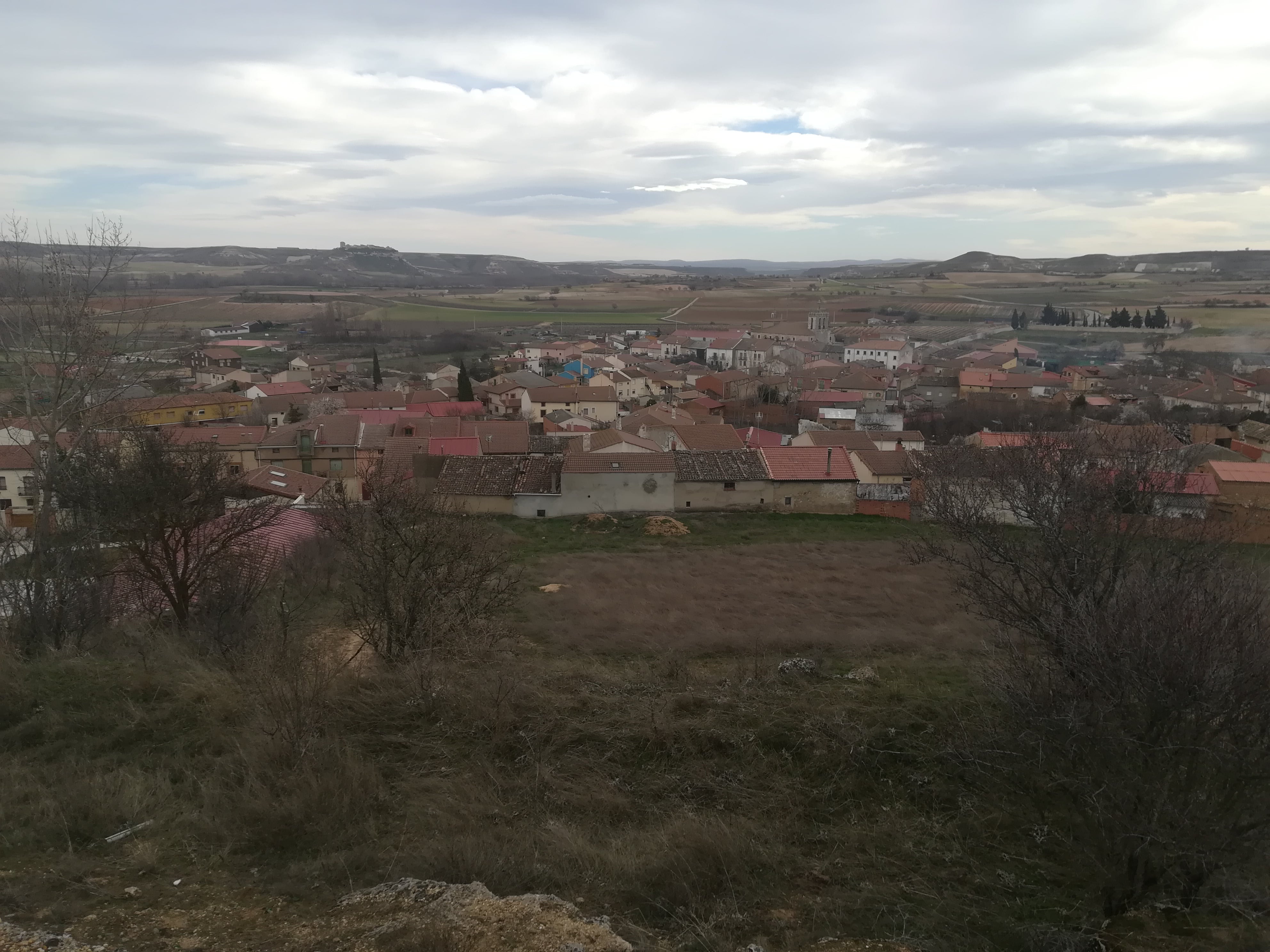 Panorámica de Fuentecén desde el cerro