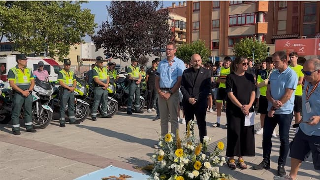 Homenaje en Aranda Iván Mélendez Luque, joven ciclista fallecido en la Vuelta Júnior a la Ribera del Duero