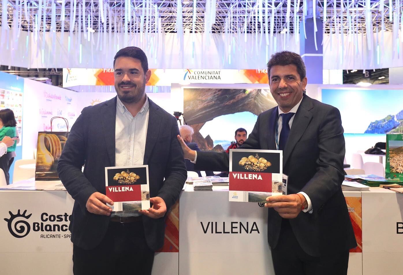 Miguel Angel Salguero, con Carlos Mazón