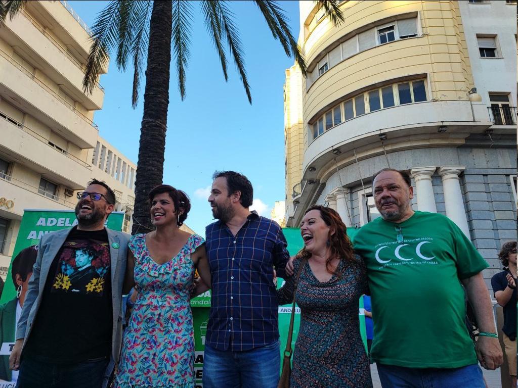 La confluencia &#039;Por Andalucía&#039; en su acto de inicio de campaña electoral