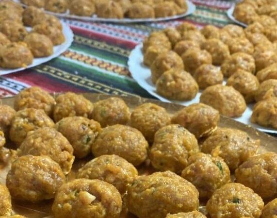 Pelotas de Patiño elaboradas con motivo del 34º Encuentro de Cuadrillas