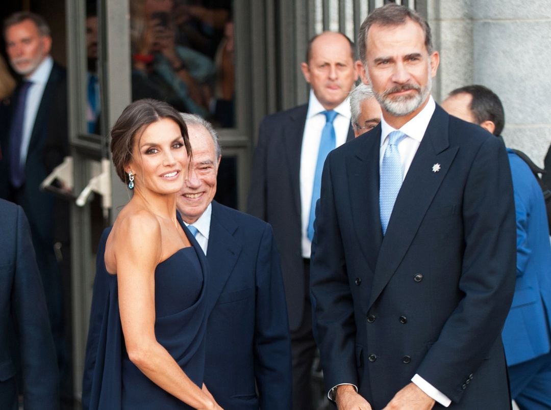 Los Reyes, en el estreno de Faust en el Teatro Real