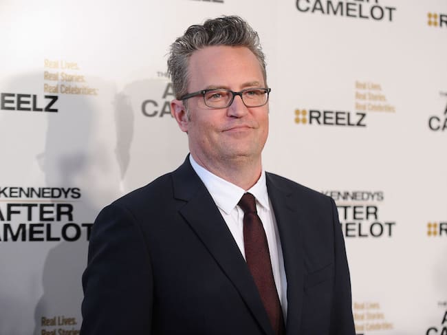 El actor Matthew Perry el 15 de marzo de 2017