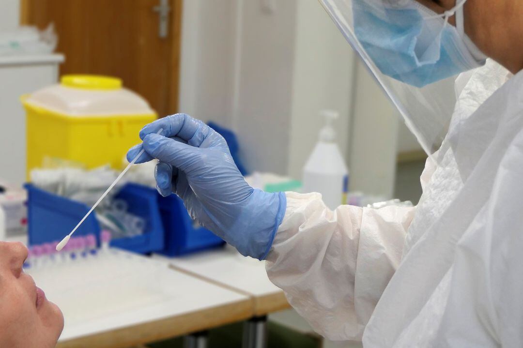 Coronavirus, prueba, test.