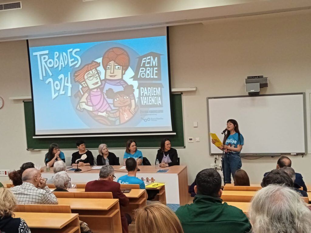 Imatge de la presentació de les Trobades pel Valencià 2024