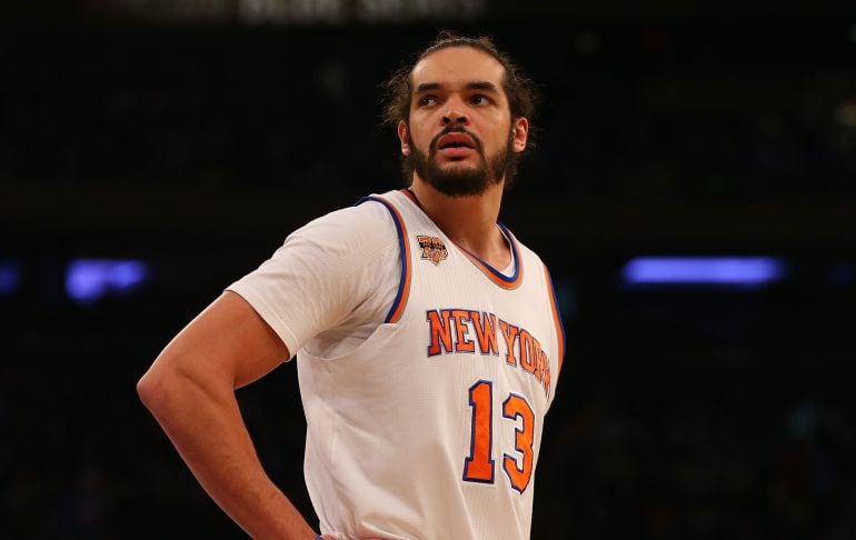 Joakim Noah, en un partido con los Knicks de Nueva York