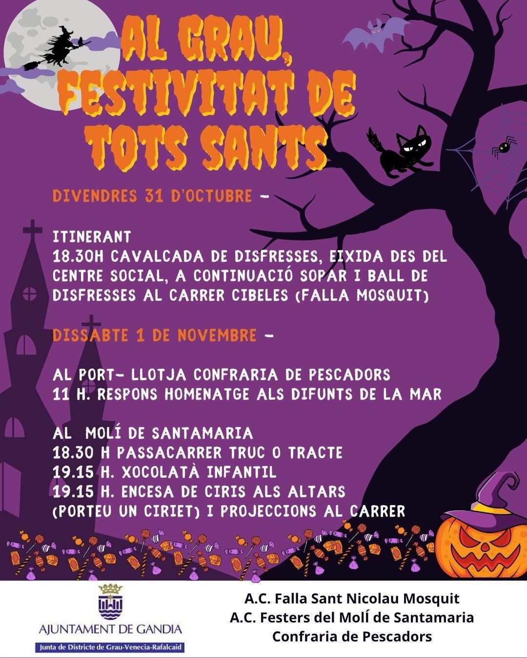 Programación en el Grau de Gandia.