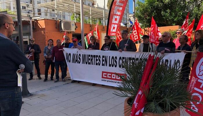 Una concentración de CCOO