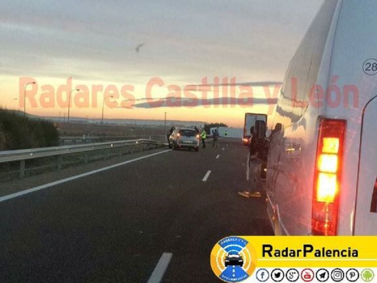 Accidente de tráfico en la A-62