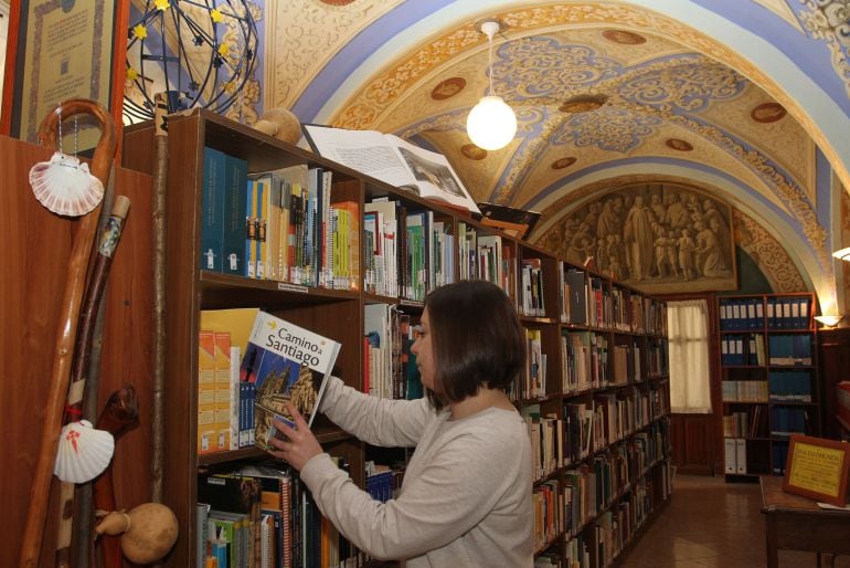 Interior de la Biblioteca Jacobea