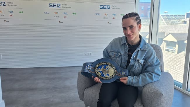 Mariluz Peral, en los estudios de la SER.