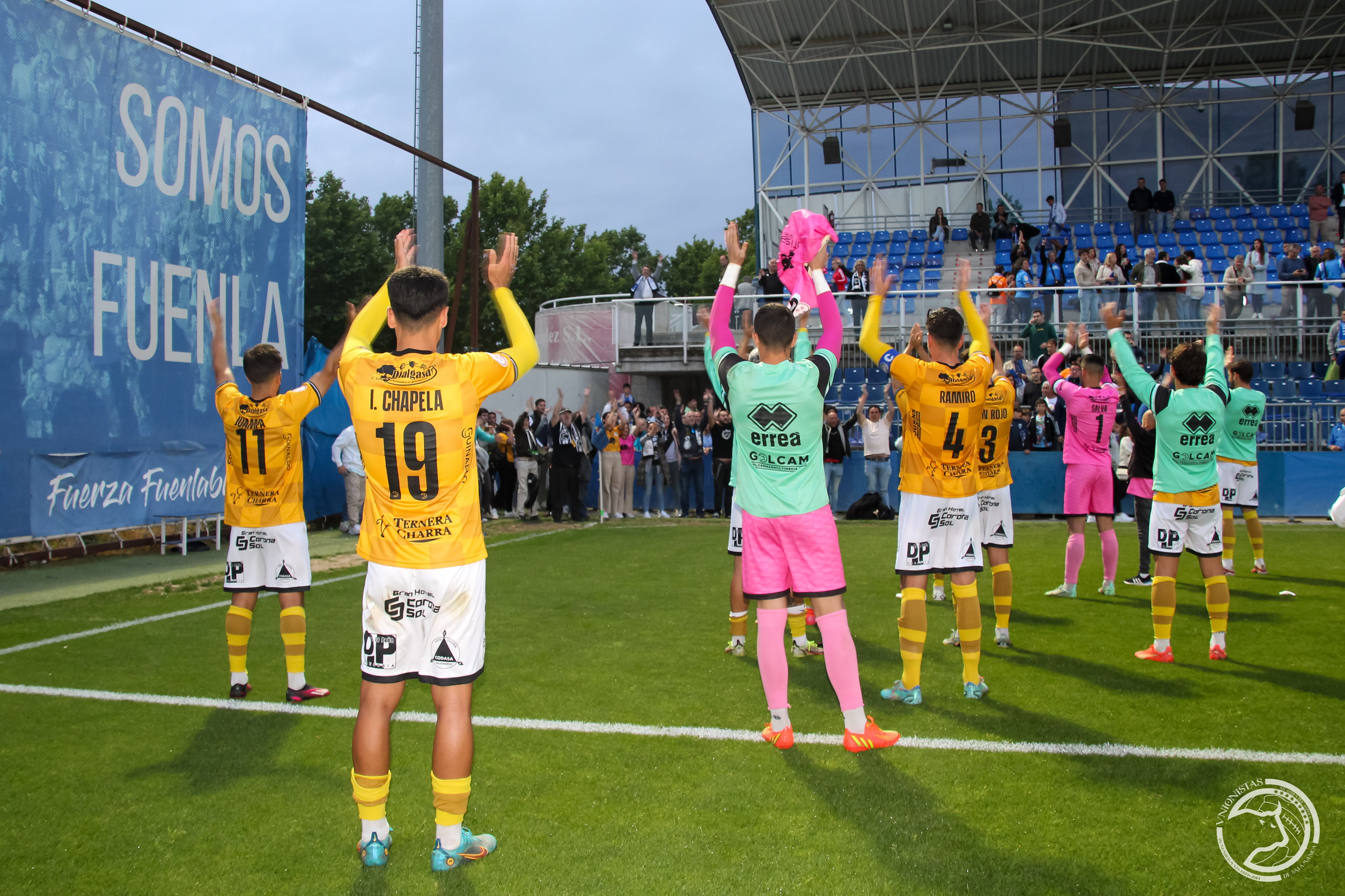 Unionistas de Salamanca, en su último partido de la temporada pasada/ Unionistas CF