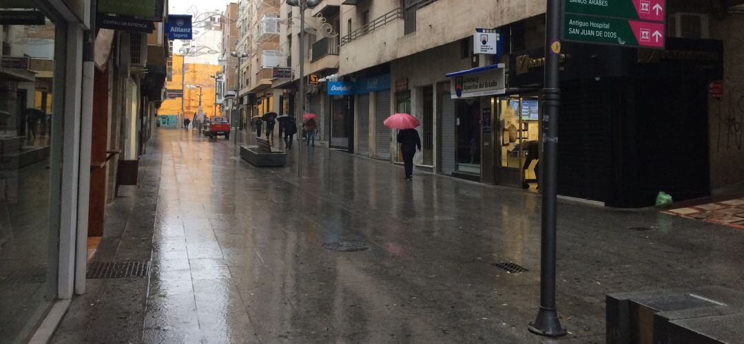 Calle San Clemente de la capital.