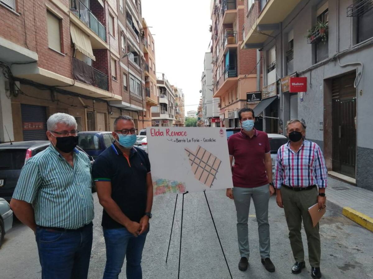 Elda invierte 2 millones de euros en rehabilitar las calles entre La Feria y Cocoliche