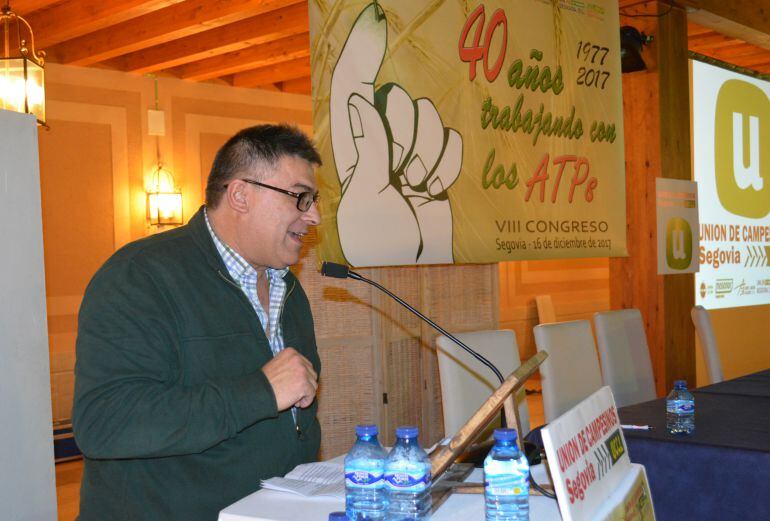 Juan Manuel Palomares presidente de UCCL Unión de Campesinos de Segovia