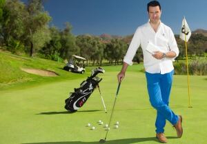 Antonio Conde, propietario de la empresa malagueña que ha puesto en marcha el buscador de golf.